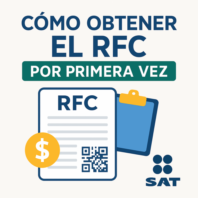 Cómo obtener el RFC por primera vez en México paso a paso