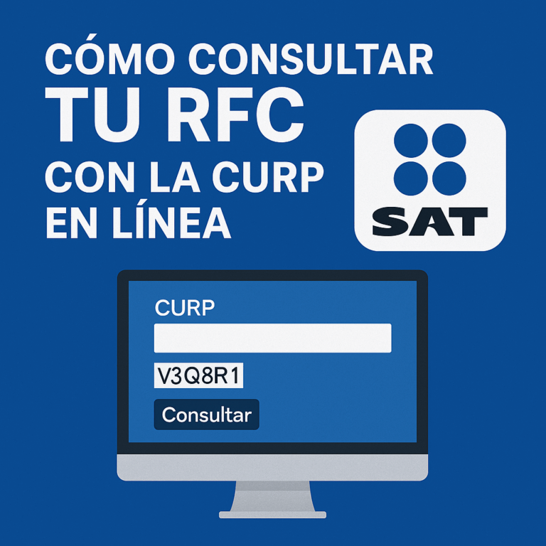 Cómo consultar tu RFC con la CURP en línea