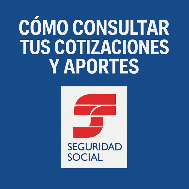 Cómo consultar tus cotizaciones y aportes en la Seguridad Social